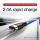Кабель Lightning BASEUS cafule 1 метр CALKLF-BG1 черно серый - изображение 8