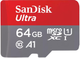 Карта пам'яті SanDisk microSD 64GB C10 UHS-I R140MB/s Ultra - изображение 1