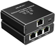 Rozdzielacz sieciowy Qoltec Ethernet mini SWITCH 1x3 RJ45 1000Mb/s USB-C (5901878522944) - obraz 2