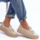 Buty wsuwane damskie Lewski Shoes 3398 39 Beżowy/Srebrny (5905677947816) - obraz 2