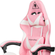 Геймерське крісло Kruger & Matz GX-150 White/Pink (5901890068635) - зображення 7