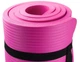 Коврик для йоги и фитнеса Power System PS-4017 NBR Fitness Yoga Mat Plus Pink (180х61х1) (PS-4017_Pink) - изображение 4