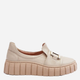 Buty wsuwane damskie Lewski Shoes 3398 38 Beżowy/Srebrny - obraz 1