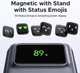 Магнітна батарея (повербанк) UGREEN Uno 20вт Qi2 10,000mAh Magsafe Power Bank з дисплеєм та швидкісною зарядкою - Black - зображення 3