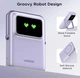 Магнітна батарея (повербанк) UGREEN Uno 20вт Qi2 10,000mAh Magsafe Power Bank з дисплеєм та швидкісною зарядкою - Purple - зображення 7