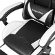 Геймерське крісло Kruger & Matz GX-150 Black/White (5901890075640) - зображення 8