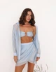 Блакитний костюм тройка Tencel Breeze Set LiLove 346 M Блакитний - изображение 5