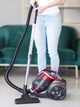 Циклонный пылесос 3000 Вт Мощный пылесос для сухой уборки с защитой от перегрева и насадками, Красный - изображение 8