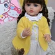 Кукла большая виниловая ручной работы музыкальная с живыми глазами Reborn Baby Doll - изображение 3