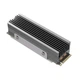 Охлаждающий радиатор для SSD TEUCER M.2 NVMe 2280 SSD Heatsink, Dual Copper Tube с термопрокладками охлаждение для SSD cерый - изображение 1