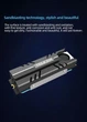 Охлаждающий радиатор для SSD TEUCER M.2 NVMe 2280 SSD Heatsink, Air Circulation Cooler с термопрокладками охлаждение для SSD - изображение 9