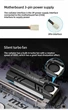 Охлаждающий радиатор для SSD TEUCER M.2 NVMe 2280 SSD Heatsink, Air Circulation Cooler с термопрокладками охлаждение для SSD - изображение 11