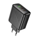 Мережевий Зарядний Пристрій Hoco CS26A 2USB-C/1USB PD/QC 45W Чорний - изображение 1