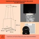 Островная вытяжка Klarstein Chandelier Smart Island (10035710) - изображение 5