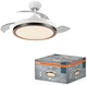 Светильник люстра с вентилятором с пультом OSRAM Ceiling Fan Retractable 66W 4200Lm 3000K 4000К 6500K (4099854506789) - изображение 1