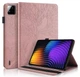 Чехол Wood Book на POCO Pad X1 (11.2") / чехол для планшета с функций подставки и отделением для кредитных карт / розовый - изображение 1