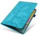 Чохол Wood Book на Samsung Galaxy Tab S10 FE Plus (13.1") / чохол для планшета з функцій підставки та відділенням для кредитних карток / блакитний - зображення 2