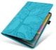 Чохол Wood Book на Lenovo Xiaoxin Pad Pro (12.7") 2025 / чохол для планшета з функцій підставки та відділенням для кредитних карток / блакитний - зображення 2