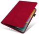 Чехол Wood Book на POCO Pad X1 (11.2") / чехол для планшета с функций подставки и отделением для кредитных карт / красный - изображение 2