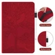 Чехол Wood Book на POCO Pad X1 (11.2") / чехол для планшета с функций подставки и отделением для кредитных карт / красный - изображение 4