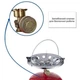 Комплект газовый баллон кемпинговый с горелкой INTERTOOL GS-0005 2200 Вт 5 л 100-145 г/час конфорка 220 мм - изображение 6