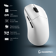 Мышь GamePro Asgard Surt Wireless/Bluetooth/USB PixArt PAW3395 Sensor White (GM017W) - изображение 17