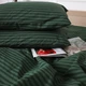 Наволочка Mirson Бязь 17-0612 Stripe Emerald 40х60 см (2200008201760) - изображение 1