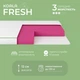 Матрас ортопедический безпружинный Ismart Koala Fresh 80х190 см (ISM-051049) - изображение 3