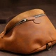Кожаная мужская винтажная сумка на пояс Vintage 20371 Коричневый - изображение 10