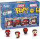 Zestaw figurek Funko Pop Bitty Pop Spider Man Parker Split 4 szt 85704 (889698857048) - obraz 2