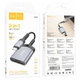 Картридер Hoco UA25 2in1 Type-C Metal gray - изображение 6