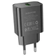 МЗП Borofone BA72A Spring QC3.0 (1USB-A) Black - зображення 1