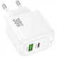 Сетевое зарядное устройство HOCO CS55A Surplus PD30W+QC3.0 (1USB-A/1C) (White) (209747) - изображение 3