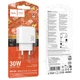 Сетевое зарядное устройство HOCO CS55A Surplus PD30W+QC3.0 (1USB-A/1C) (White) (209747) - изображение 6