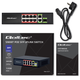 Switch Qoltec PoE SWITCH 8x RJ45 PoE 2x RJ45 Uplink 1x SFP 120W 1000 Mb (5901878522975) - obraz 7