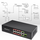Switch Qoltec PoE SWITCH 8x RJ45 PoE 2x RJ45 Uplink 1x SFP 120W 1000 Mb (5901878522975) - obraz 9