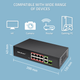 Switch Qoltec PoE SWITCH 8x RJ45 PoE 2x RJ45 Uplink 1x SFP 120W 1000 Mb (5901878522975) - obraz 11