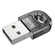 Bluetooth адаптер Hoco UA28 USB Transparent black - изображение 2