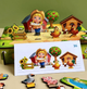 Игра Ubee "Панорама: ферма" развивающая с картами, пазл для пространственного мышления, ПСФ130 - изображение 3
