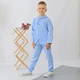Дитячий літный костюм(сорочка з капюшоном+штани) Mrou 122см Блакитний - зображення 3