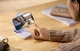 Тримач для телефонів та планшетів Baseus B10551500511-00 Seashell Series Folding Phone Stand Purple - зображення 9