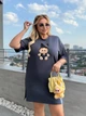 Fashions • Платье летнее Labubu Fashions 54-56 графит (1367-ку) - изображение 1