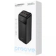УМБ Proove Illuminator 2 22.5W 30000mAh 111Wh Type-C 2USB быстрая зарядка PD QC3.0 Black - изображение 2