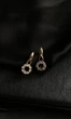 Серьги с камушками золотого цвета 30702 One Size - изображение 3