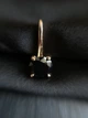 Серьги "Нежность" английский замок золотого цвета 31322 One Size - изображение 3