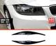 Війки DPT (2шт, чорний глянець) для BMW 3 серія E90/E91 2005-2011 рр - зображення 2