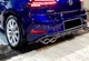 Задний диффузор DPT V-1 (2017-2019, Черный Глянец) для Volkswagen Golf 7/E-Golf - изображение 3
