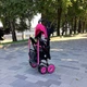 Коляска прогулянкова ультралегка F2 Plus Combi рожевий (116250) - зображення 9