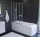 Шторка для ванни Am.Pm Like поворотно-складна 100x140 см хром матовий WU80BS-100-140CT - зображення 2