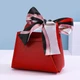 Подарочная сумочка с бантом GiftBag, красная, 2 штуки - изображение 2